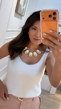 Blusa Regata Básica Tricot Lilian Alças Largas