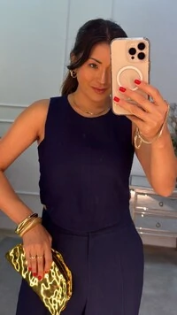 Blusa Regata Viscose Clarice Posterior Com Botão De Coração