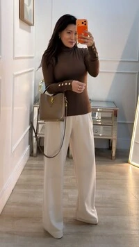 Blusa Tricot Cacharrel Amy Botões Dourados Nos Punhos
