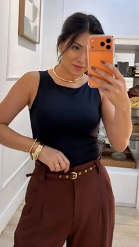 Regata Básica Lully Malha Fria Decote Canoa