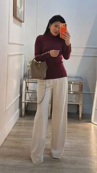 Blusa Tricot Cacharrel Amy Botões Dourados Nos Punhos
