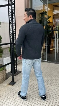 Suéter Tricot Pedro Gola Alta Zíper Frontal