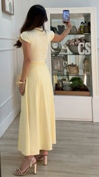 Blusa Tricot Com Entremeios Gola Alta Sandy Punhos E Barrado Ondulados