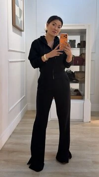 Conjunto Moletom Margareth Blusa E Calça Pantalona