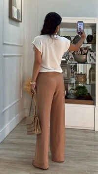 Blusa Ampla Tricot Julie Gola Canoa