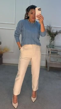 Blusa Tricot Jacky Trançados E Mangas Longas Princesa