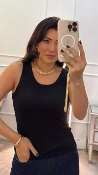 Kit Blusa Mangas Longas & Regata Jasmine