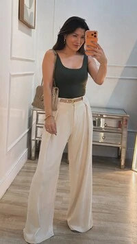 Regata Malha Decote Em U Aline Alças Largas