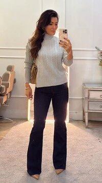 Blusa Cacharrel Tricot Maddie Detalhes Trançados E Ondulações