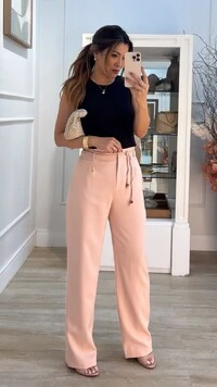 Blusa Regata Malha Canelada Aisha