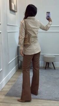Camisa Punhos Largos Monica Barrado Posterior Maior