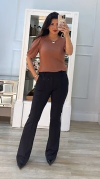 Blusa Tricot Amanda Mangas Princesas