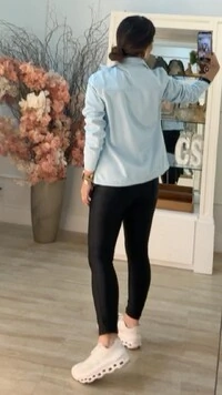 Jaqueta Gigi Gola Alta Detalhe Bicolor