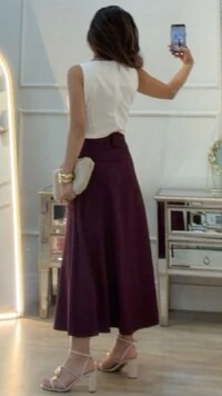 Blusa Decote Em U Ciena Detalhe De Recorte Frontal