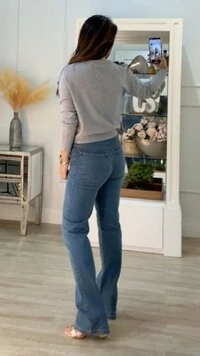 Blusa Tricot Janine Losango Duplo Com Nervura