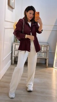 Parka Casaco Amanda Capuz Removível