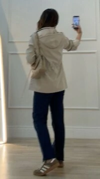 Parka Casaco Aveludado Marie Capuz Removível