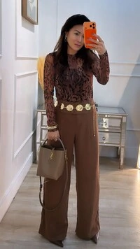 Blusa Tulê Animal Print Marjorie Drapeado Lateral