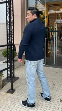 Suéter Tricot Pedro Gola Alta Zíper Frontal