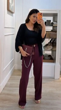 Kimono Tricot Vazado Fabi Mangas 3/4