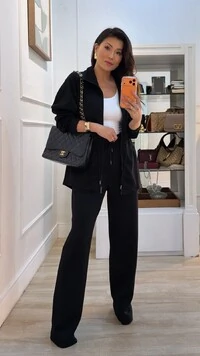 Conjunto Moletom Samira Parka e Calça Pantalona