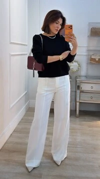 Blusa Tricot Texturizada Fernanda Nervuras Em Zigue E Zague