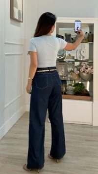 Blusa Cachequer Suplex Mangas Curtas Renata Decote V