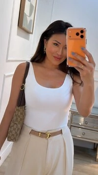 Regata Malha Decote Em U Aline Alças Largas