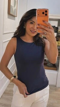 Regata Básica Lully Malha Fria Decote Canoa