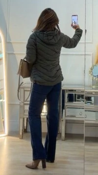 Casaco Nylon Alongado Letícia Capuz Removível