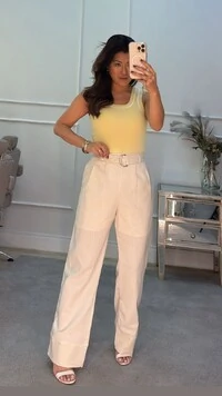 Blusa Regata Celina Detalhe Bicolor E Alças Largas