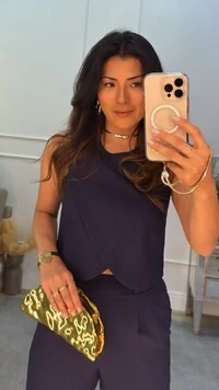 Blusa Regata Grace Detalhe Transpassado Frontal