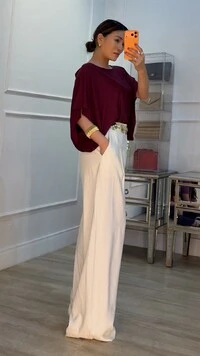 Blusa Ampla Texturizada Glaucia