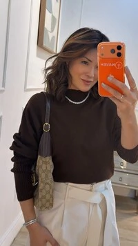 Blusa Morcego Tricot Dafne Punhos Largos