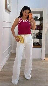 Regata Tricot Bicolor Melissa