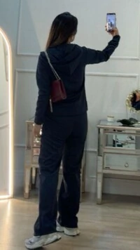 Calça Moletom Leila Pala Larga Com Amarração Frontal