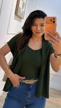 Twin Set Tricot Mariana Kimono & Regata