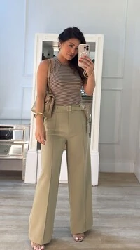 Blusa Regata Bicolor Listrada Nala Com Decote Nadador