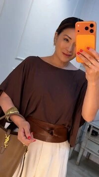 Blusa Ampla Texturizada Glaucia