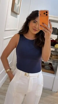 Regata Básica Lully Malha Fria Decote Canoa