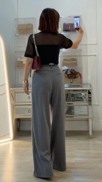 Blusa De Malha Giulia Detalhe Em Tule