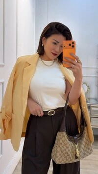 Blusa De Malha Joyce Texturas Caneladas