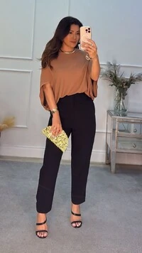 Blusa Ampla Canelado Horizontal Lili