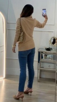 Blusa Tricot Gola Rolê Kelly Nervuras Caneladas Na Diagonal