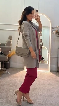 Cardigan Alessia Detalhes Canelados E Bolsos Frontais