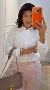 Blusa Tricot Maithe Nervuras E Trançados Pela Peça