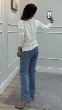 Blusa Tricot Trançados Triplos Frontais Milena Barrado Posterior Maior