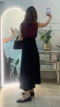 Vestido Midi Malha Giselle Alças Largas
