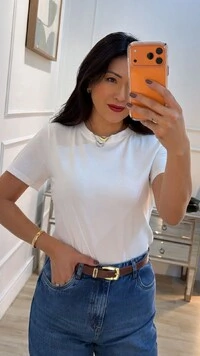 Blusa De Malha Antonella Gola Careca