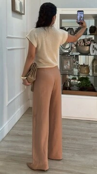 Blusa Ampla Tricot Julie Gola Canoa